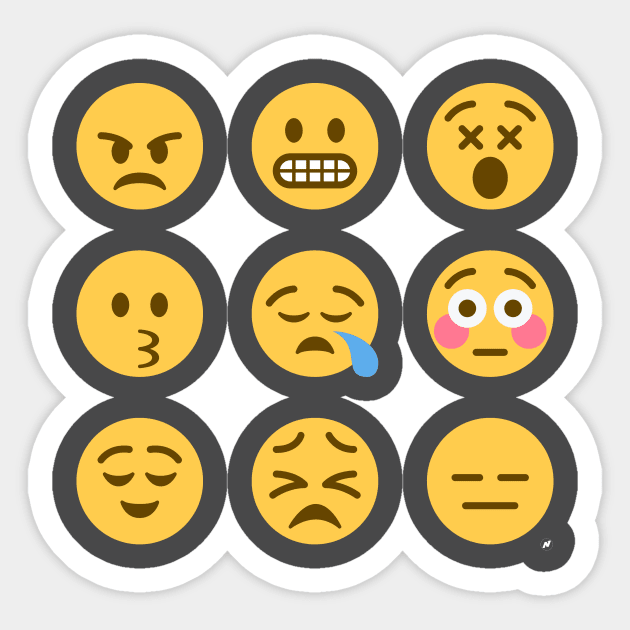 Emotion Sticker by Press 1 For Nick